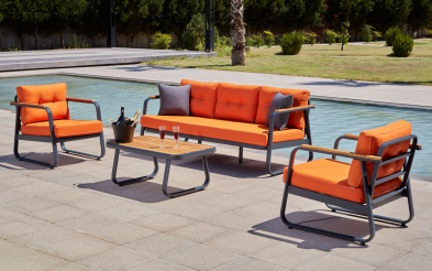 Set masa + scaune + canapea Rio Set masa + scaune + canapea